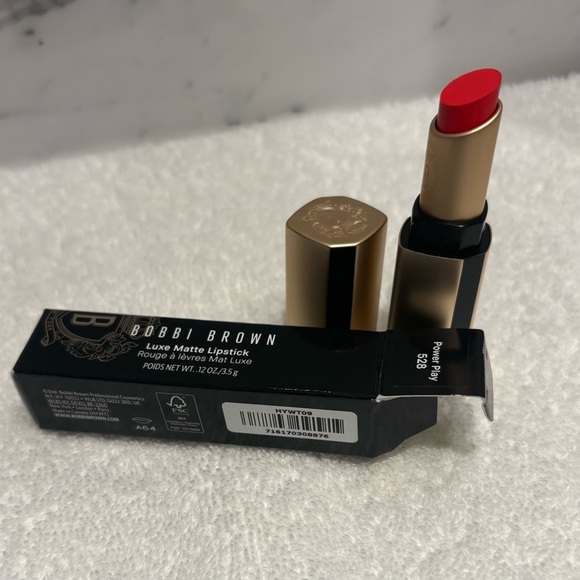 Bobbi Brown Luxe Matte Lipstick in Power Play (528) NIB - Picture 2 of 3